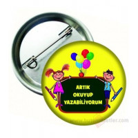 1 Sınıf Artık Okuyup Yazıyorum Rozeti